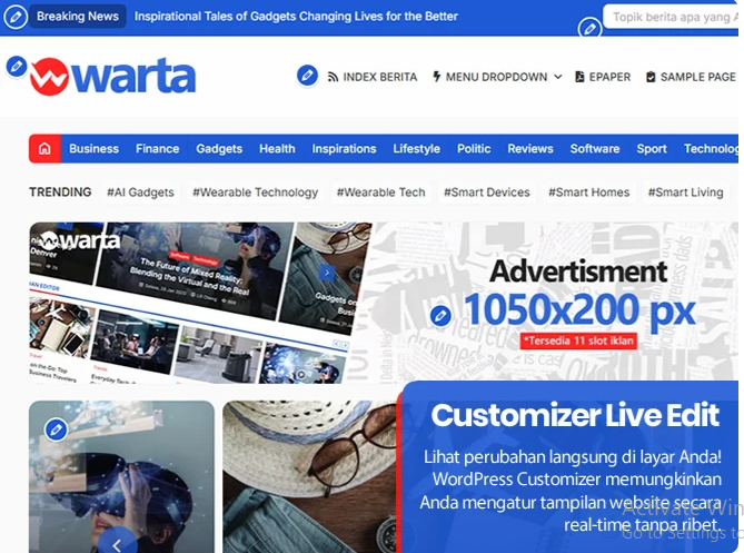 buat website berita wordpress