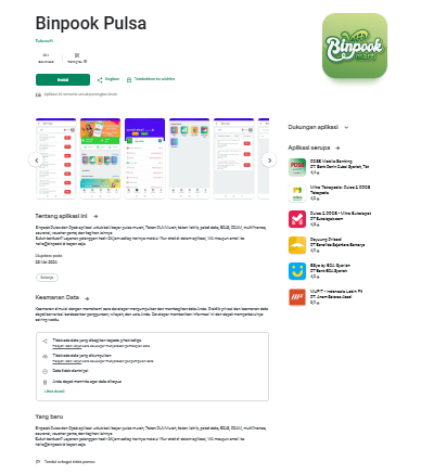 Binpook Pulsa Distributor Aplikasi Pulsa dan PPOB Murah